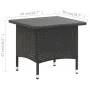 Mesita de centro de ratán sintético negro 50x50x47 cm von , Gartentische - Ref: Foro24-46250, Preis: 60,54 €, Rabatt: %