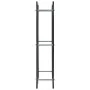 Leñero de acero negro 44x20x100 cm de , Bolsas y soportes de leña - Ref: Foro24-284700, Precio: 44,62 €, Descuento: %