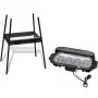 Barbacoa rectangular eléctrica con soporte BBQ de jardín by , Barbecues - Ref: Foro24-40977, Price: 66,72 €, Discount: %