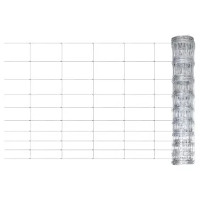 Valla de jardín de acero galvanizado plateado 50x1,2 m by , fence panels - Ref: Foro24-149485, Price: 80,43 €, Discount: %
