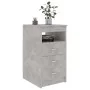 Cajonera de madera contrachapada gris hormigón 40x50x76 cm by , Lockers and storage cabinets - Ref: Foro24-801809, Price: 66,...