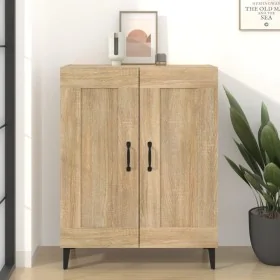 Aparador de madera contrachapada color roble 69,5x34x90 cm by , Sideboards - Ref: Foro24-812144, Price: 95,83 €, Discount: %