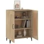 Aparador de madera contrachapada color roble 69,5x34x90 cm by , Sideboards - Ref: Foro24-812144, Price: 95,83 €, Discount: %