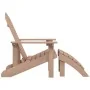 Silla de jardín Adirondack con reposapiés HDPE marrón von , Gartenstühle - Ref: Foro24-318647, Preis: 178,87 €, Rabatt: %