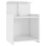 Mesitas de noche 2 uds contrachapada blanco brillo 40x35x60 cm de , Mesitas de noche - Ref: Foro24-806188, Precio: 55,89 €, D...