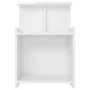 Mesitas de noche 2 uds contrachapada blanco brillo 40x35x60 cm de , Mesitas de noche - Ref: Foro24-806188, Precio: 55,89 €, D...