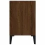 Mesitas de noche 2 uds patas de metal marrón roble 40x30x50 cm von , Nachttische - Ref: Foro24-813109, Preis: 54,47 €, Rabatt: %