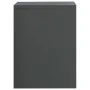 Mesita de noche madera contrachapada gris brillante 40x30x40cm by , Nightstands - Ref: Foro24-800025, Price: 31,21 €, Discoun...