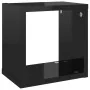 Estantes cubo de pared 6 unidades negro brillo 22x15x22 cm von , Regale und Regale - Ref: Foro24-807075, Preis: 40,09 €, Raba...