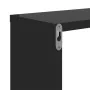 Estantes cubo de pared 6 unidades negro brillo 22x15x22 cm von , Regale und Regale - Ref: Foro24-807075, Preis: 40,09 €, Raba...