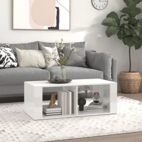 Mesa de centro madera contrachapada blanco brillo 100x50x36 cm von , Couchtisch - Ref: Foro24-816522, Preis: 46,95 €, Rabatt: %