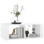 Mesa de centro madera contrachapada blanco brillo 100x50x36 cm by , Coffee table - Ref: Foro24-816522, Price: 46,95 €, Discou...