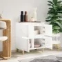 Aparador de madera contrachapada blanco brillante 60x35x70 cm de , Aparadores - Ref: Foro24-821158, Precio: 69,84 €, Descuent...