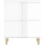 Aparador de madera contrachapada blanco brillante 60x35x70 cm de , Aparadores - Ref: Foro24-821158, Precio: 69,84 €, Descuent...