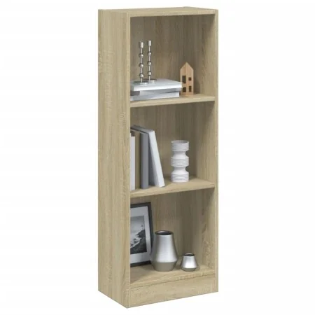 Estantería 3 niveles madera ingeniería roble Sonoma 40x24x109cm by , Bookcases and shelves - Ref: Foro24-800831, Price: 47,14...