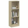 Estantería 3 niveles madera ingeniería roble Sonoma 40x24x109cm by , Bookcases and shelves - Ref: Foro24-800831, Price: 47,14...