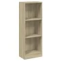 Estantería 3 niveles madera ingeniería roble Sonoma 40x24x109cm by , Bookcases and shelves - Ref: Foro24-800831, Price: 47,14...