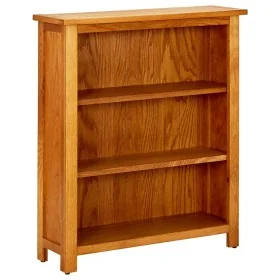 vidaX Estantería de 3 niveles de madera maciza de roble 70x22,5x82 cm by , Bookcases and shelves - Ref: Foro24-244468, Price:...
