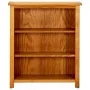 vidaX Estantería de 3 niveles de madera maciza de roble 70x22,5x82 cm de , Librerías y estanterías - Ref: Foro24-244468, Prec...