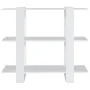 Estantería/divisor de espacios blanco 100x30x87 cm von , Bücherregale und Regale - Ref: Foro24-811547, Preis: 44,99 €, Rabatt: %