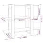 Estantería/divisor de espacios blanco 100x30x87 cm von , Bücherregale und Regale - Ref: Foro24-811547, Preis: 44,99 €, Rabatt: %