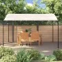 Toldo acero y tela color crema 4x3 m 180 g/m² by , Tents and gazebos - Ref: Foro24-362394, Price: 242,73 €, Discount: %