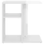 Mesa auxiliar madera contrachapada blanco brillante 50x30x50 cm by , Side tables - Ref: Foro24-803026, Price: 36,24 €, Discou...
