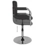 Sillas de comedor giratorias 6 unidades cuero sintético negro de , Sillas de comedor - Ref: Foro24-3087897, Precio: 363,28 €,...