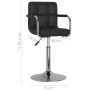 Sillas de comedor giratorias 6 unidades cuero sintético negro de , Sillas de comedor - Ref: Foro24-3087897, Precio: 363,28 €,...