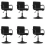 Sillas de comedor giratorias 6 unidades terciopelo negro by , dining chairs - Ref: Foro24-3087927, Price: 378,68 €, Discount: %
