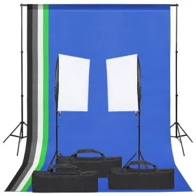 Kit de estudio fotográfico con set de luces y fondo by , Flashes and studio lighting - Ref: Foro24-3094765, Price: 165,26 €, ...