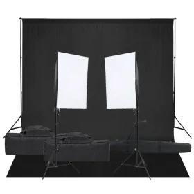 Kit de estudio fotográfico con set de luces y fondo by , Flashes and studio lighting - Ref: Foro24-3094738, Price: 164,79 €, ...
