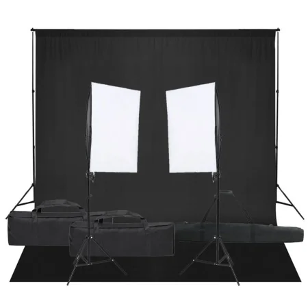 Kit de estudio fotográfico con set de luces y fondo by , Flashes and studio lighting - Ref: Foro24-3094738, Price: 164,79 €, ...