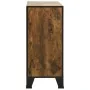 Armarios de almacenaje 2 uds metal y MDF marrón rústico by , Lockers and storage cabinets - Ref: Foro24-3095969, Price: 252,5...