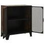 Armarios de almacenaje 2 uds metal y MDF marrón rústico by , Lockers and storage cabinets - Ref: Foro24-3095969, Price: 252,5...
