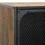 Armarios de almacenaje 2 uds metal y MDF marrón rústico by , Lockers and storage cabinets - Ref: Foro24-3095969, Price: 252,5...