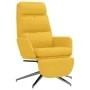Sillón de relax con reposapiés tela amarillo mostaza by , Armchairs - Ref: Foro24-3097531, Price: 134,12 €, Discount: %