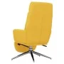 Sillón de relax con reposapiés tela amarillo mostaza by , Armchairs - Ref: Foro24-3097531, Price: 134,12 €, Discount: %