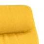 Sillón de relax con reposapiés tela amarillo mostaza by , Armchairs - Ref: Foro24-3097531, Price: 134,12 €, Discount: %