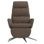 Sillón de relax con reposapiés tela gris taupe by , Armchairs - Ref: Foro24-3097533, Price: 125,37 €, Discount: %