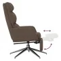 Sillón de relax con reposapiés tela gris taupe by , Armchairs - Ref: Foro24-3097533, Price: 125,37 €, Discount: %
