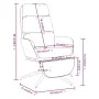 Sillón de relax con reposapiés tela gris taupe by , Armchairs - Ref: Foro24-3097533, Price: 125,37 €, Discount: %