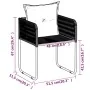 Juego de comedor de jardín 7 piezas negro by , Garden sets - Ref: Foro24-3099086, Price: 528,03 €, Discount: %