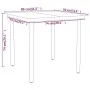 Juego de comedor para jardín 5 piezas negro de , Conjuntos de jardín - Ref: Foro24-3099078, Precio: 348,81 €, Descuento: %