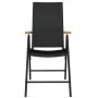 Juego de comedor para jardín 5 piezas negro de , Conjuntos de jardín - Ref: Foro24-3099120, Precio: 351,26 €, Descuento: %