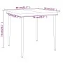 Juego de comedor para jardín 5 piezas negro de , Conjuntos de jardín - Ref: Foro24-3099120, Precio: 351,26 €, Descuento: %