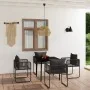 Juego de comedor para jardín 5 piezas negro by , Garden sets - Ref: Foro24-3099084, Price: 378,68 €, Discount: %