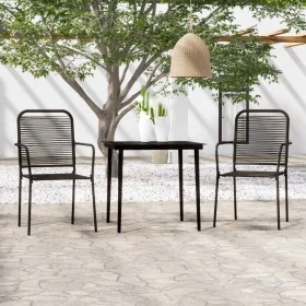 Juego de comedor de jardín 3 piezas negro by , Garden sets - Ref: Foro24-3099143, Price: 208,28 €, Discount: %