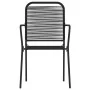 Juego de comedor de jardín 3 piezas negro de , Conjuntos de jardín - Ref: Foro24-3099143, Precio: 208,28 €, Descuento: %