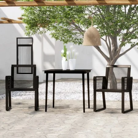 Juego de comedor para jardín 3 piezas negro von , Gartensets - Ref: Foro24-3099155, Preis: 302,48 €, Rabatt: %